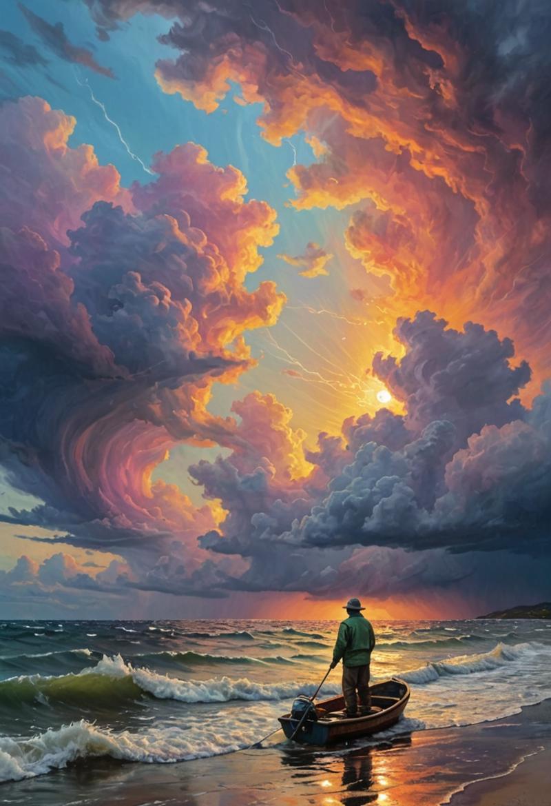 00790-3239895870-an impressionistic artwork LSD Trip an fisherman on open see in a stormy see ,colorful sky, _lora_RMSDXL_Enhance_1_, _lora_RMSDX.png